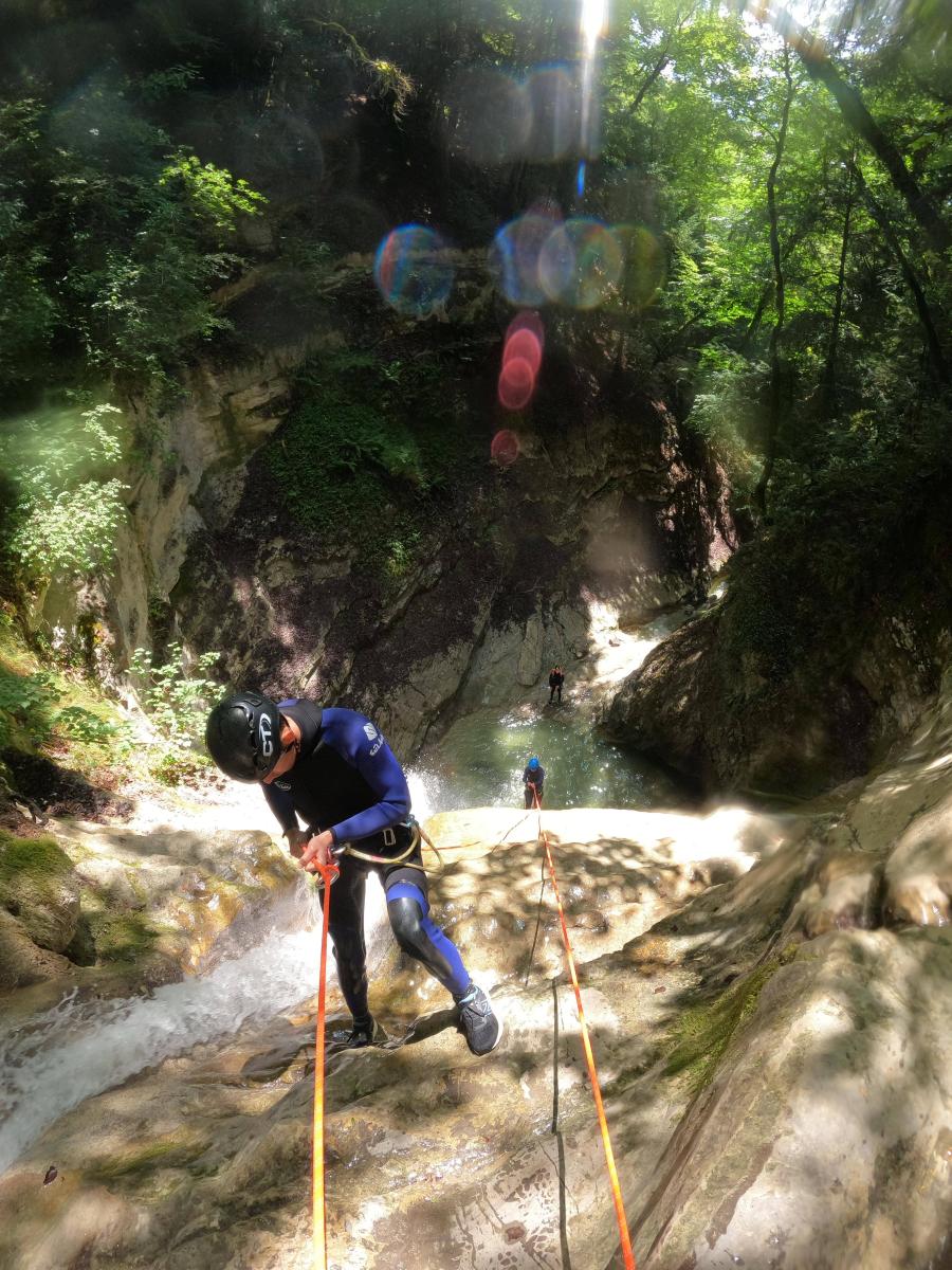 Canyoning découverte "la Boîte aux Lettres" -  ANGON La Clusaz
