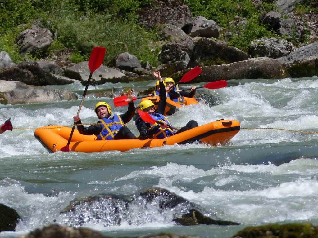 Hot-Dog canoe raft - Dranses - Découverte